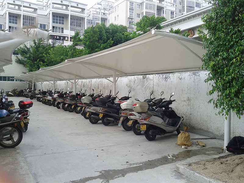 膜結(jié)構(gòu)自行車(chē)棚